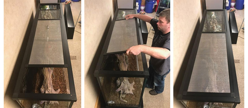 Amphibian Aquariums Removable Sliding Doors