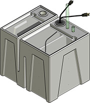 Baffle Tub